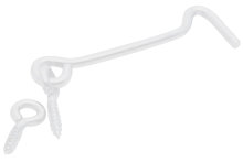 Dørkrog hvid 300 mm 2 stk.